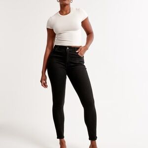 Abercrombie high rise denim